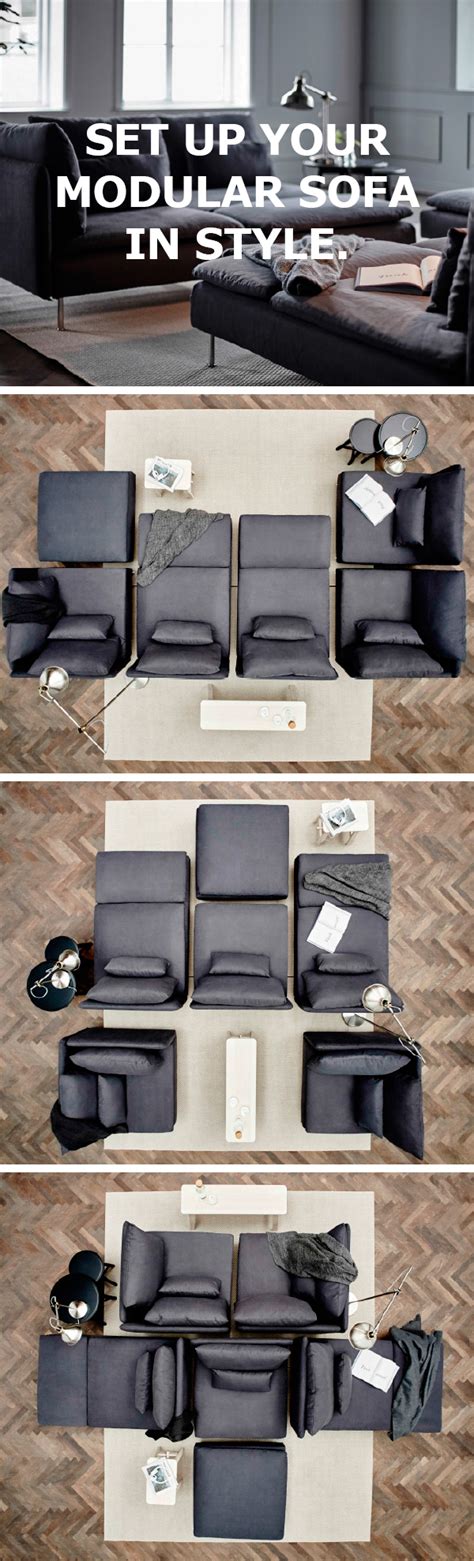 They give the option to build upon your sofa in so many ways. SÖDERHAMN series - IKEA | Ikea, Comfy seating, Modular sofa