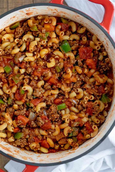 Everyone loves this hodgepodge of macaroni noodles, ground beef, tomatoes, cheese, and seasonings! Classic Goulash | Goulash recipes, Easy goulash recipes ...