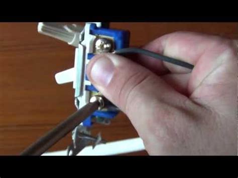 Replacing a standard single pole light switch installing a light switch plastic electrical boxes light switch. How To Replace A Mobile Home Light Switch or Outlet