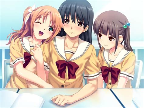 The whole group is in relationships, and it inevitably leads to some hilarious ecchi moments that we all adore. Download Schoolgirls Anime Wallpaper 1500x1125 | Wallpoper ...