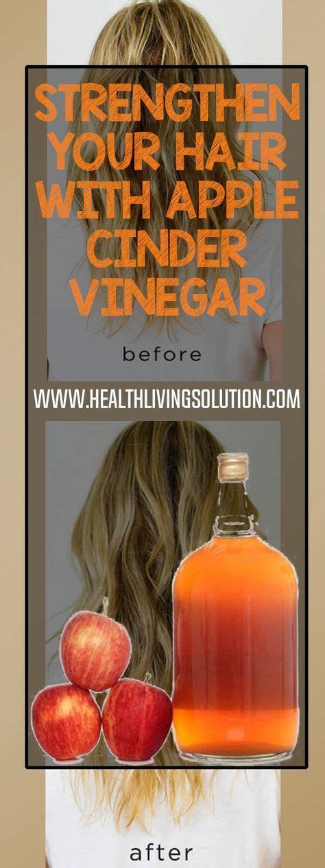 Apple cider vinegar for hair loss. Unfiltered apple cider vinegar works excellent for your ...