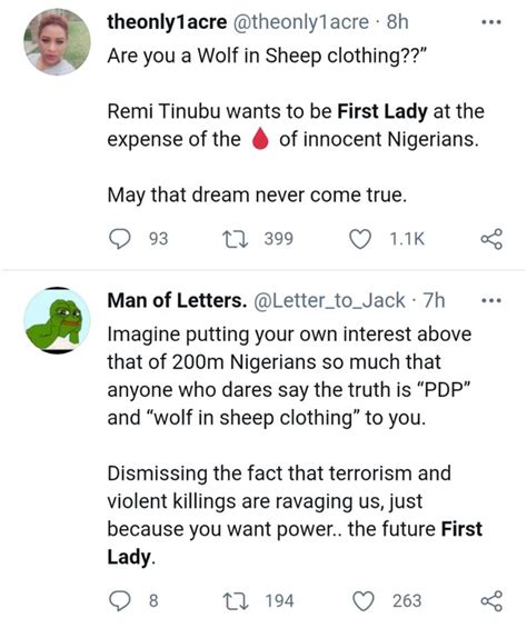 Receive news alerts on whatsapp. Remi Tinubu Can Never Be First Lady Of Nigeria - Nigerians ...