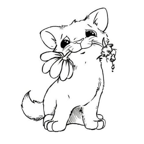 Baby kitten printable coloring pages. 30 Free Printable Cat Coloring Pages