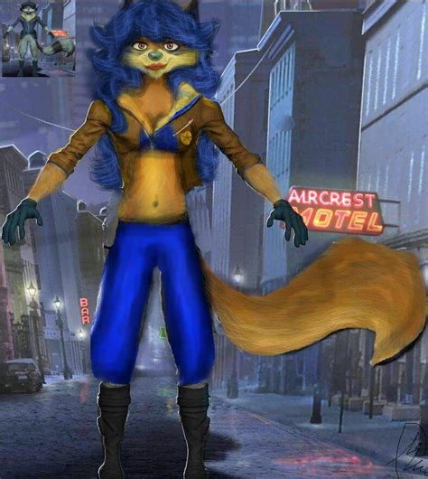 Makes me feel like i'm playing part of a rocky movie. Carmelita movie fanmade desing | Sly Cooper/Raccoon Amino