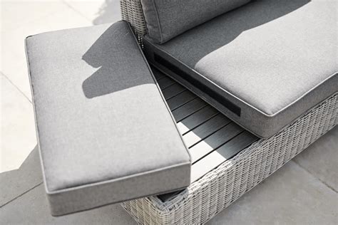 The abacus of buddie is made of seven different modules which can be combined according to the needs of each, to form linear sofas, corner sofas, relaxation islands, symmetrical or asymmetrical compositions, and visionary or more conventional appearances. Kettler Palma Low Lounge Corner Sofa Set in White Wash ...