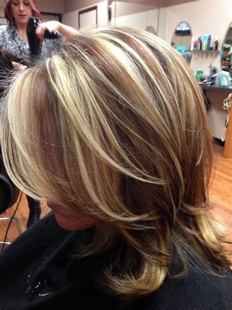 By placing the highlights all over the head you ensure consistency of the color. Image result for blonde hair with dark highlights | Long ...