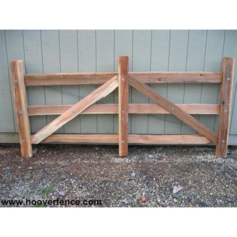 Very happy with the outcome! Hoover Fence Wood Split Rail Gates - Western Red Cedar w ...