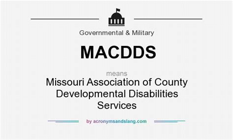 This page is about the meanings of the acronym/abbreviation/shorthand afdc in the community field in general and in the development terminology in particular. What does MACDDS mean? - Definition of MACDDS - MACDDS ...