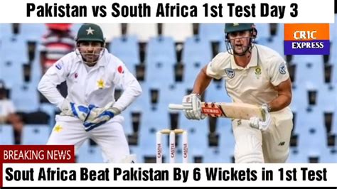 Pakistan won the toss and elected to bat. South Africa Beat Pakistan By 6 Wickets , Pakistan vs ...