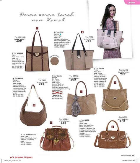 Produk tas po klik gambar untuk memperbesar. Yu`a Paloma-Shopway: Katalog 23. Tas & Dompet Wanita