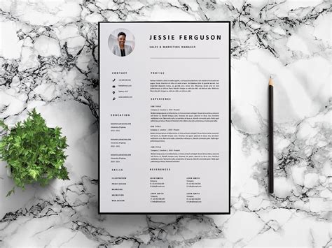 Driving strong and sustainable financial gains through leveraging corporate potential, enhancing. Free Sales & Marketing Manager Resume Template with Clean Look