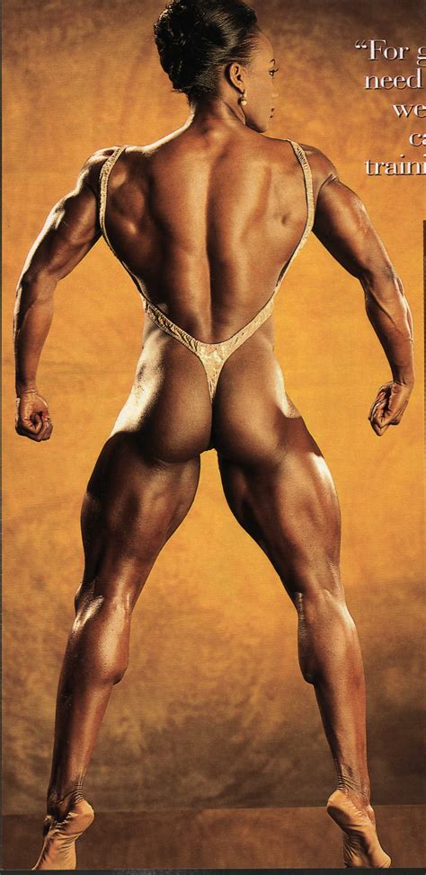 Pin by James on ebony muscle women | Body building women ...