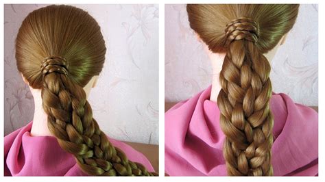Cet article contient une galerie. Tuto coiffure simple cheveux mi long/long 🌺 Tresse facile ...