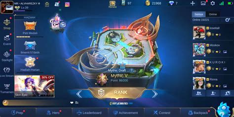 Download and play mobile legends on pc. Mobile Legends Mod Apk Unlimited Diamond Versi Terbaru 2020
