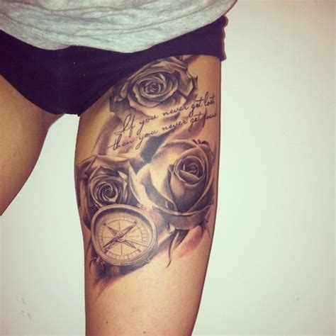 A sleeve tattoo (or tattoo sleeve) is a massive tattoo, or even a selection of tattoos that are smaller, with a unified theme, which covers all or most of a individual's arm, typically from shoulder to wrist. Watch, quite and rose tattoo on leg - | TattooMagz ...