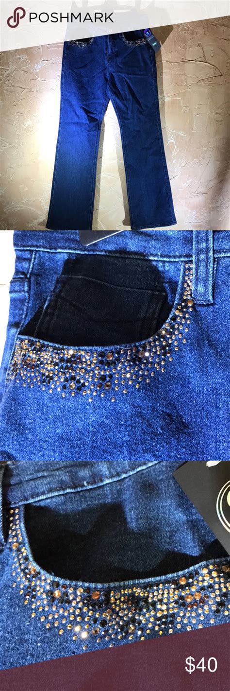 Christine Alexander Jeans Swarovski Elements NWT NWT ...