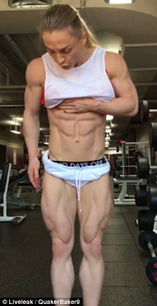 Hot muscular boy nathan jacks off. Female bodybuilder with 'ZERO percent' body fat shows off ...