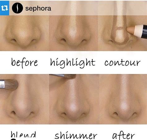 Maybe you would like to learn more about one of these? Contour | Nose makeup, Nose contouring, Contour makeup