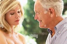 man older woman younger stock proposing romance alamy