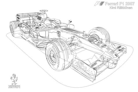 Check spelling or type a new query. Ferrari F1 Line Drawing by preHEstoric