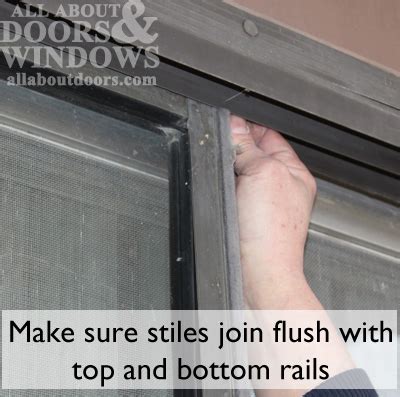 If your sliding glass doors don't have the screen door, then you may move on to the next step. How to Replace Rollers in Aluminum Sliding Glass Doors