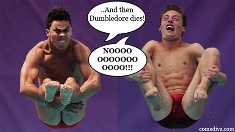 We have one question for you. Passionate Olympic Divers Meme - Comediva