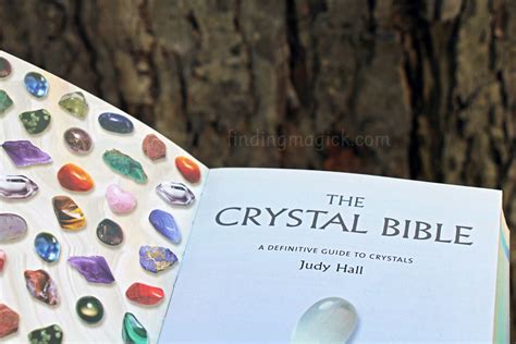 He who has an ear, let him hear what the spirit says to the churches. Crystal Bible by Judy Hall - Review - Finding Magick