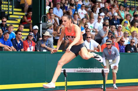 She won the gold medal at the 2019 world championships, setting the current world record with a time of 52.16 seconds. Georganne Moline hurdles 53.97 WL, Gwen Berry Hammers 76 ...