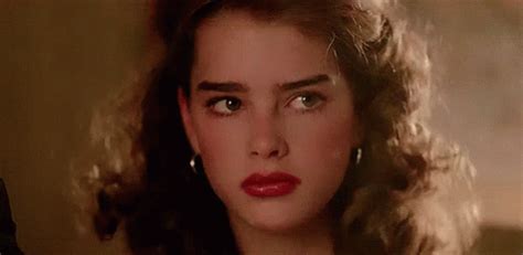 Pretty baby was nominated for the palme d'or and i remember being terrified, caught in a huge crowd, a pair of scissors appearing from the corner of my let's face it, the acting in the blue lagoon wasn't exactly great. Young Brooke Shields GIFs | Tenor