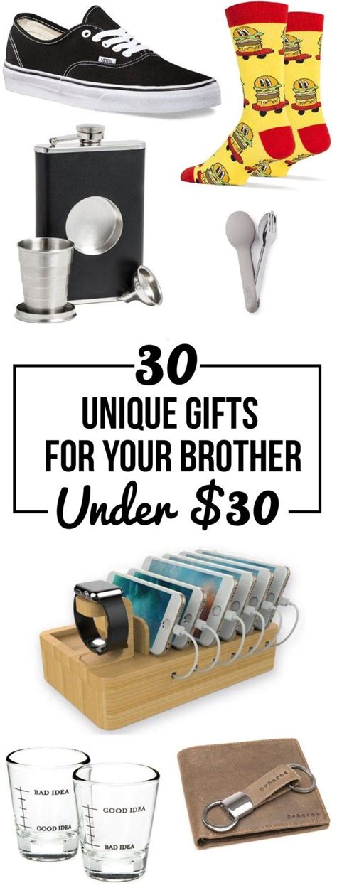 Make it official by turning his latest photo into a comic. 30 Unique Gifts For Your Brother All Under $30 | Gifts for ...
