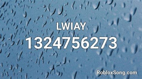 Roblox spray id codes and roblox decal id's list 2019: LWIAY Roblox ID - Roblox music codes