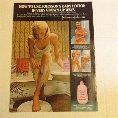 Johnson's baby line of products band aid adhesive bandages neutrogena clean & clear skincare products tylenol (acetaminophen), motrin (ibuprofen) st joseph aspirin analgesics benecol and splenda johnsons baby is the trusted brand of skin care products for mothers the world over. Johnson's Baby Lotion 1976 | Baby lotion, Retro beauty ...