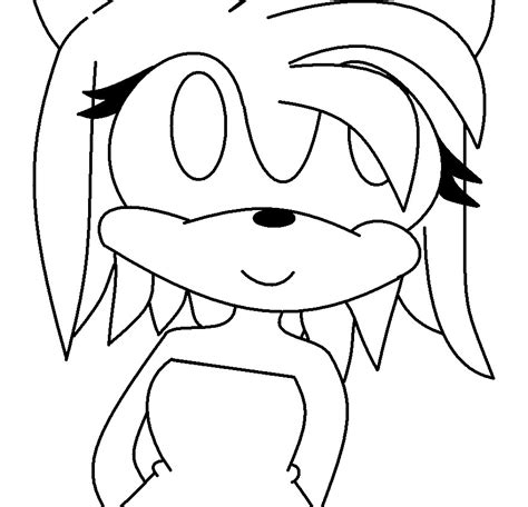 The advantage of transparent image is that it can be used efficiently. Amy Rose LineArt by Superniendo167 on DeviantArt