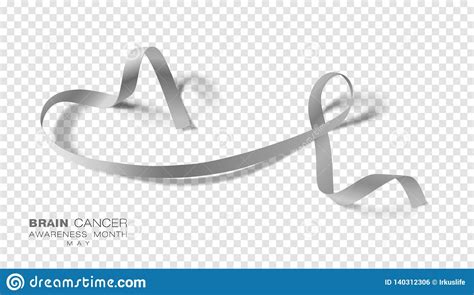 Primary brain tumors come from cells that make up the brain and central nervous system. Brain Cancer Awareness Month Fondo Trasparente Di Grey ...