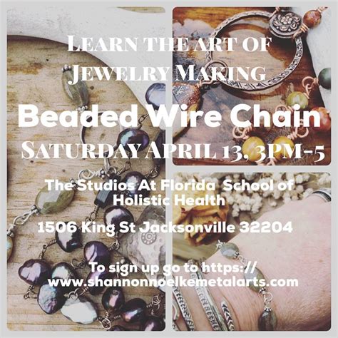 These places are best for classes & workshops in jacksonville wire jewelry class jacksonville florida | Handmade jewelry ...
