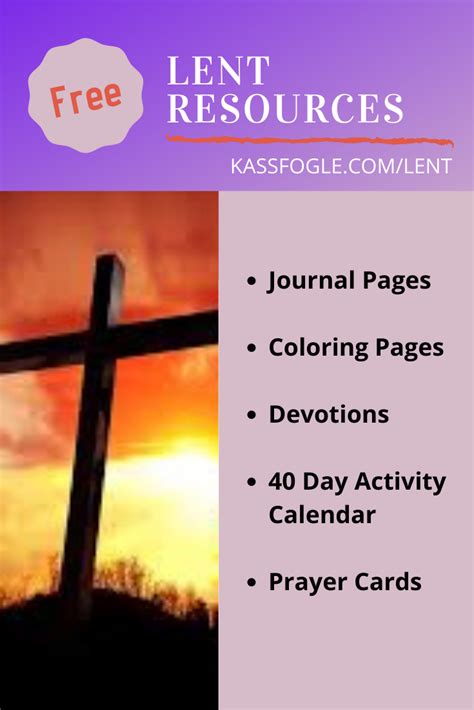 This page/post may contain affiliate links. FREE Lenten Resources! Lenten Activities, Ideas for Lent ...