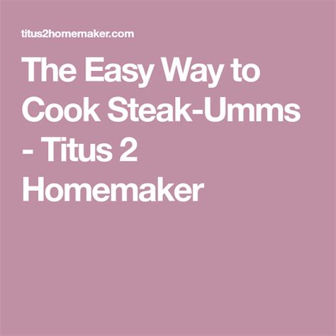 100% beef sandwich steaks chicken breast sandwich steaks 100% angus beef sandwich steaks. The Easy Way to Cook Steak-Umms | How to cook steak, Ways to cook steak, Steak