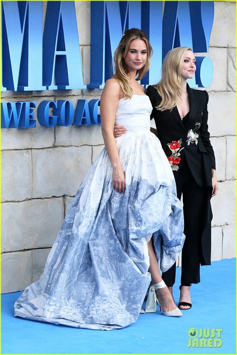 Jayden jaymes, london keyes, and rebecca have an orgy. Amanda Seyfried & Lily James World Premiere 'Mamma Mia ...