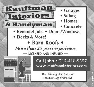 Not only are the staff at ace hardware of appleton great at helping customers, they are great at helping others! Building the future - Restoring the past, Kauffman ...