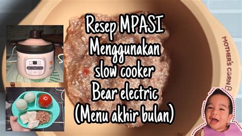 Cara membuat donat kampung super lembut dengan metode autolisis. (MPASI) CARA MUDAH MEMBUAT MPASI DENGAN SLOW COOKER BEAR ...