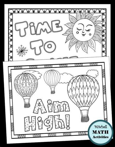 (classroomdoodles.com) enjoy some name template coloring pages. Motivational Coloring Pages | Distance Learning Printables ...