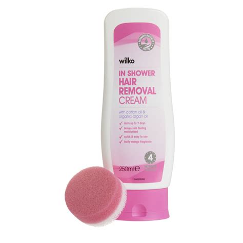 It will resist washing off so you save time! Wilko In Shower Hair Removal Cream 250ml | Wilko