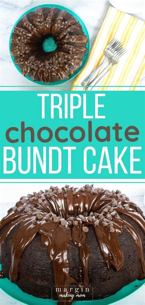 Your guests will ever guess it came from a box! Decadent Triple Chocolate Bundt Cake from a Mix | Recipe | Chocolate bundt cake, Chocolate cake ...