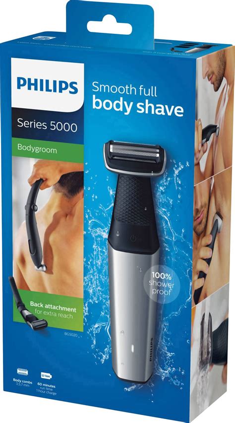 Benefits of using your new mangroomer body groomers, ball shavers and body trimmers: Philips BG5020/15 Bodygroomer Afspoelbaar Zilver, Zwart ...