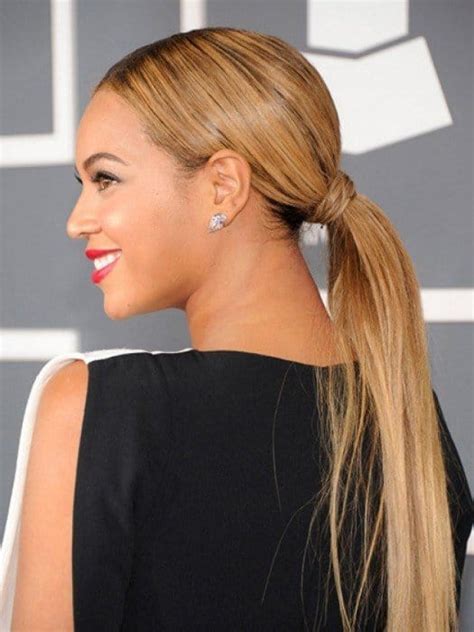 A lot of people like to start with the section of hair on top, right above the forehead. Easy & cute ponytail hairstyles 2019