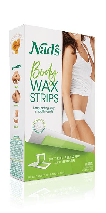 Gigi cloth epilating roll is 3 wide and 50 yards long. Nad's Hair Removal Body Wax Strips for Normal Skin