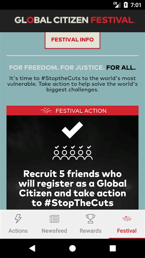 These are our friends and heroes. Global Citizen - Android Apps on Google Play