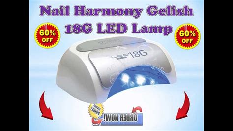 Harmony gelish 18g unplugged led lamp. Nail Harmony Gelish LED 18G LED Lamp - YouTube