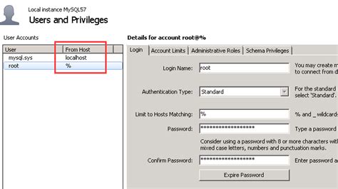 Even if the account is in the administrators group, uac filtering means. MySql remote login failed "Host is not allowed to connect ...