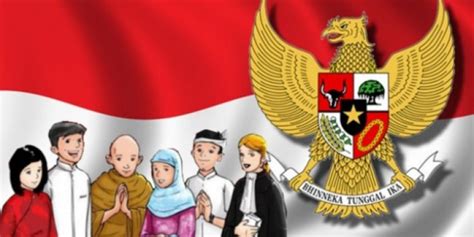 It is inscribed in the indonesian national symbol, garuda pancasila (written on the scroll gripped by the garuda's claws), and is mentioned specifically in article 36a of the constitution of indonesia. GURU BERBAGI | Keberagaman masyarakat dalam Bhinneka ...